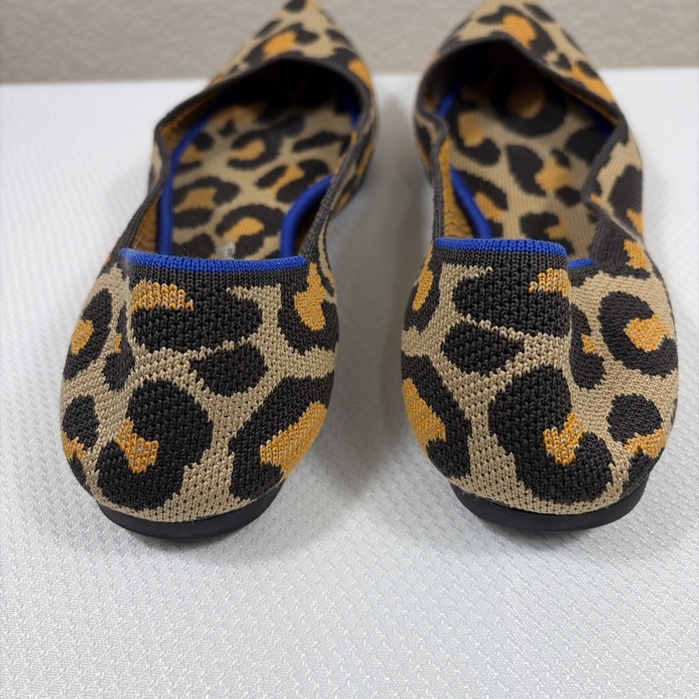 Rothy's The Point Leopard‎ Womens 10.5 - Picture 4 of 9